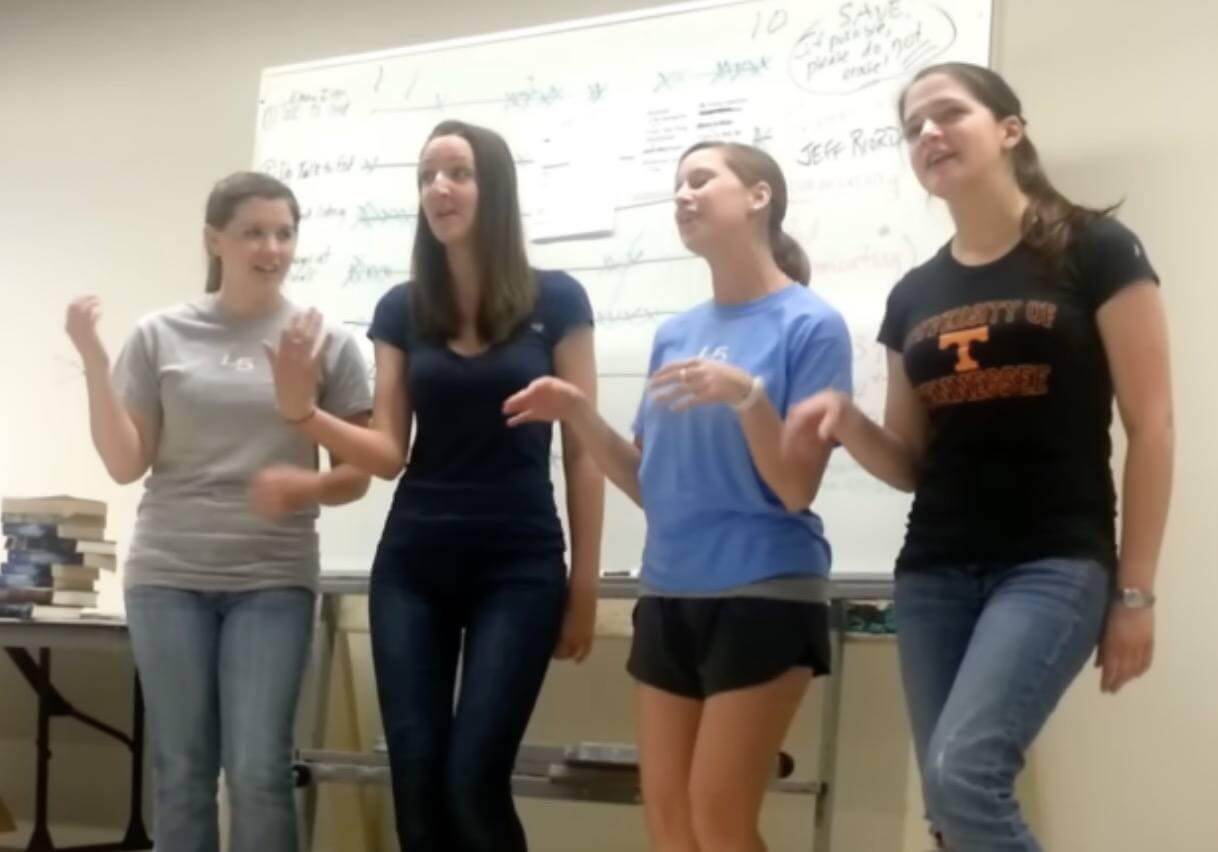 Four women captivate their audience with a 1960s classic that many young people today may not be familiar with