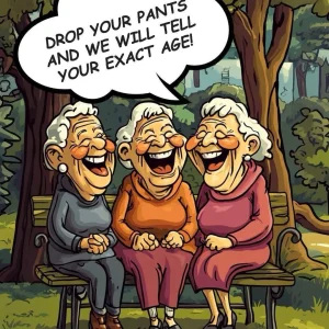 Daily Joke: Three mischievous grandmas