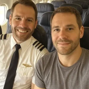 Before Disembarking Plane, Pilot Notices Last Passenger inside Who Is a Carbon Copy of Him