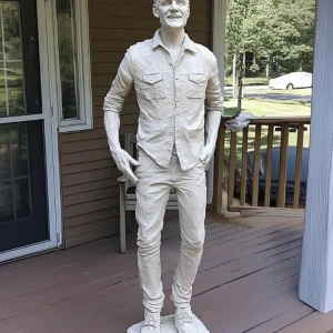 I Found a Life-Sized Statue of My Husband on Our Porch – the Truth Behind It Forced Me to Act