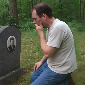 Man Stumbles Upon Mysterious Headstone in the Woods — What He Sees on It Will Leave You Speechless!