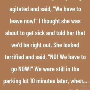 Not me, but my daughter