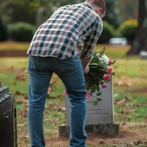 A Stranger Left Flowers at My Husband’s Grave Every Week — One Day I Found Out Who It Was, and I Was Left Speechless