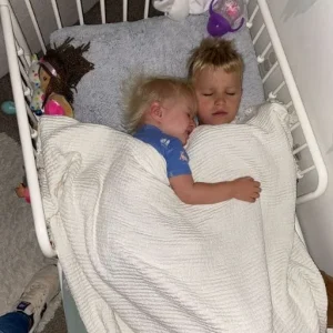 MY KIDS ESCAPED THEIR OWN BEDS, AND I FOUND THEM SLEEPING TOGETHER LIKE THIS