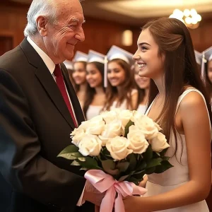 All her school years she was an outcast – the daughter of a homeless person, an object of ridicule and contempt. But at graduation her classmates fell silent when the governor himself approached her to congratulate her.