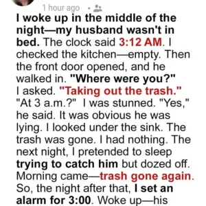 My Husband of 22 Years Started Taking Out the Trash at 3 AM – So One Night, I Followed Him