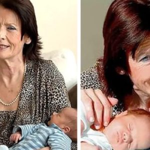 66-year-old mom criticized after giving birth to twin boys