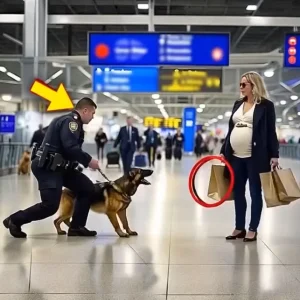 Dog barks desperately at pregnant woman. By the time the police found out the truth, it was already too late