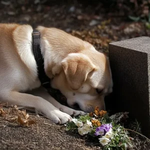 Everyone Thought This Dog Was Grieving for His Owner, Until They Saw WHAT Was Underneath Him