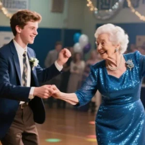I took my 89-year-old great-grandma to prom—she ended up being the center of attention.