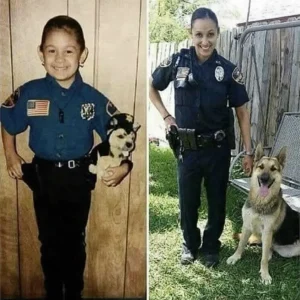 SHE WORE A TOY BADGE AT FIVE—NOW SHE’S LEADING THE FORCE