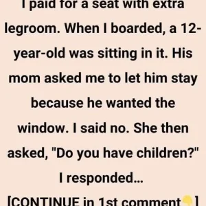 I Refused to Give Up My Plane Seat for a Child and Faced Backlash