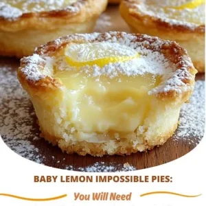 Baby Lemon Impossible Pies