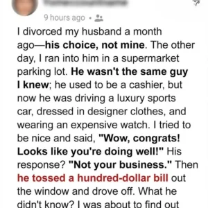 My Ex, a Cashier, Started Driving a Sports Car and Wearing Designer Clothes – I Found Out That the Money Actually Belonged to Me
