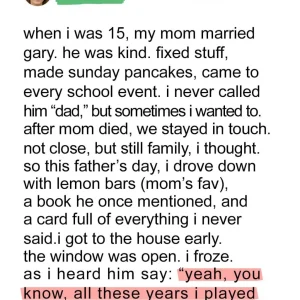 I Went to Thank My Stepfather on Fathers Day, But What He Did Made Me Leave in Tears