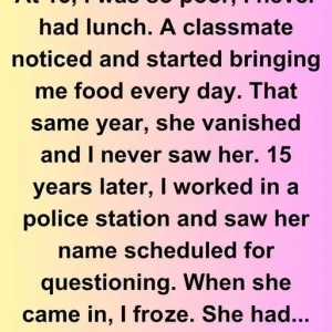 At 13, I was so poor, I never had lunch.
