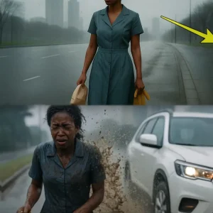 She was just a cleaner trying to get to work. One splash of mud changed her life