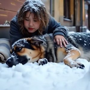 Stray Girl Shared Her Only Blanket with a Freezing Dog – and Fate Rewarded Her in the Most Surprising Way…