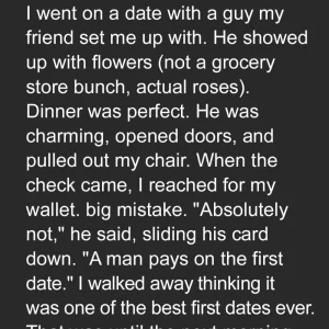 My Date Insisted on Paying the Bill – I Wish I Hadn’t Let Him