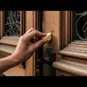 Rub garlic on your door. No one expected this!