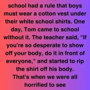 The Day Tom’s Secret Changed How Our Whole School Saw Him