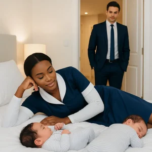 The MILLIONAIRE widower’s TWINS couldn’t sleep… until their new black nanny did something UNTHINKABLE.