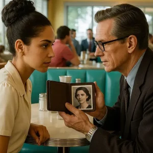 “SIR, WHY IS MY MOTHER’S PICTURE IN YOUR WALLET?” The waitress saw her mother’s picture in the billionaire’s wallet. It actually made her cry!