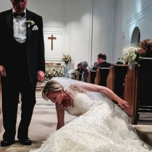 My Stepsister Tripped Me As I Walked Down the Aisle at My Wedding, But What My Dad Did the Next Day Made Her Pale