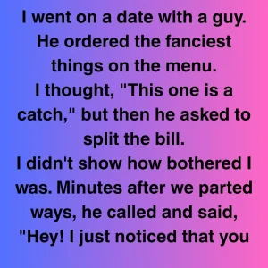 I Went On A Date Thinking I’d Met Someone Special, But His Next Call Changed Everything