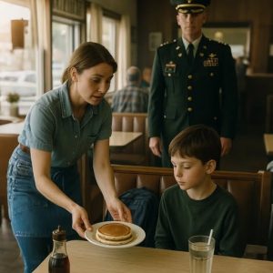 She Gave Him Pancakes Every Morning with No Questions Asked, Then One Day, Military SUVs Surrounded the Diner