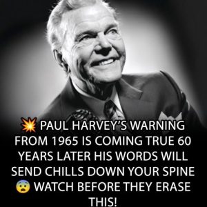 Paul Harvey Warned Us in 1965, His Words Are Hauntingly True Today!