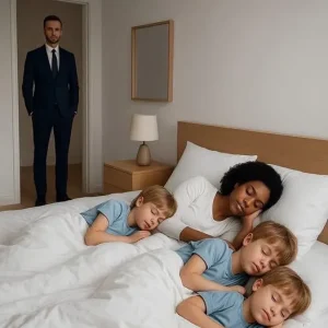 No Maid Lasted a Day With the Billionaire’s Triplets… Until She Walked In and Did the Unthinkable