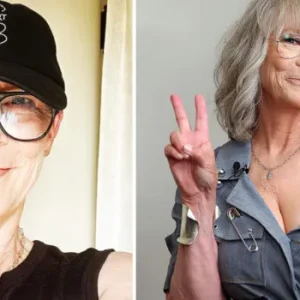 How Jamie Lee Curtis humorously responded to comments about her cleavage