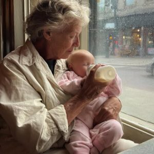 They Forced Me And my Baby Granddaughter Out of the Cafe and Into the Rain, Then Justice Walked In