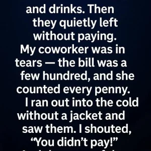 They Walked Out Without Paying—But the Story Wasn’t What It Seemed