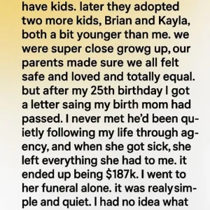 My Birth Mother Left Me Her Entire Estate – What I Discovered After the Funeral Shocked Me