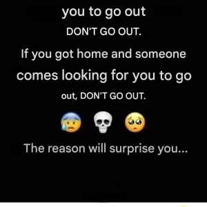 Here’s why you shouldn’t go out at night after you’ve fallen asleep