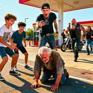 Thug Slapped an 81-Year-Old Veteran in Front of 47 Bikers