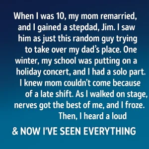 A Holiday Concert That Changed How I Saw My Stepdad!