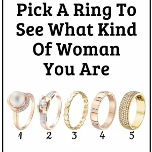Pick a Ring and Discover What Kind of Woman You Are
