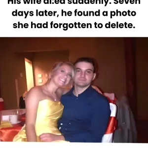 His wife di:es suddenly and a few days later he finds a photo