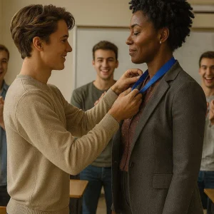 A group of r.a.cist students grabbed a Black teacher by the neck in class and insulted her, unaware that she had been a Navy SEAL…