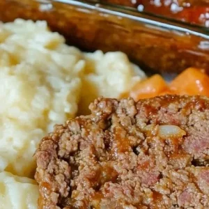Meatloaf with a Tomato Beef Sauce