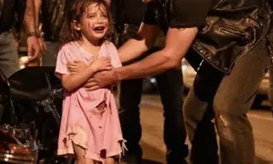 Six Year Old Girl Begged Bikers To Hide Her In Their Motorcycles From The Police!