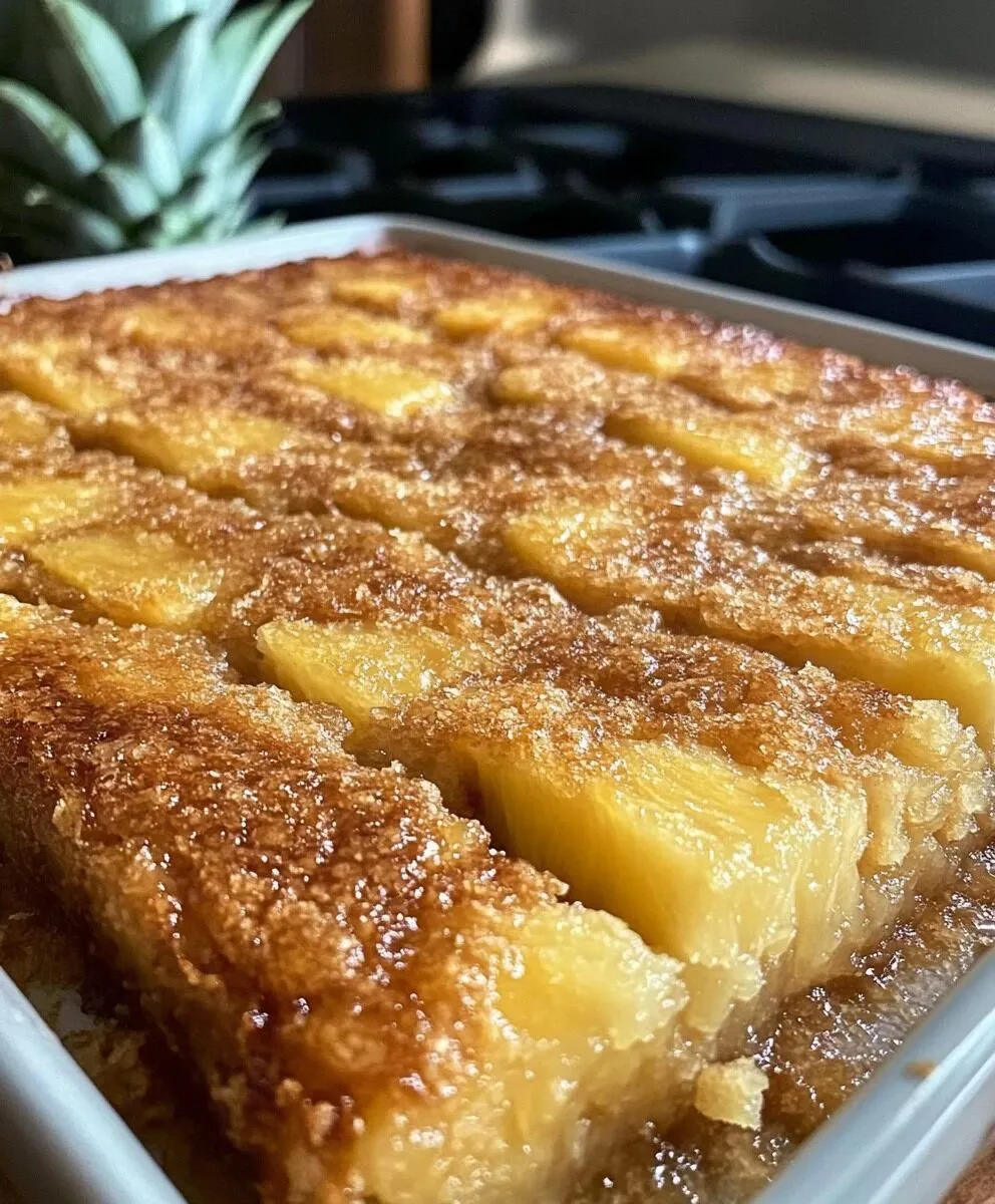 Easy Pineapple Bake — Sweet, Simple, and So Comforting 🍍