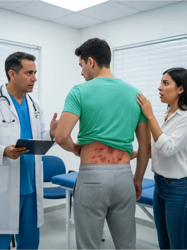 The Doctor’s Face Went Pale When He Saw My Husband’s Back — Then He Said, “Call the Police. Now.”