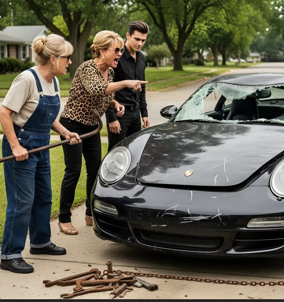 An arrogant son, a blocking porsche, and an unexpected reaction that taught him a lesson