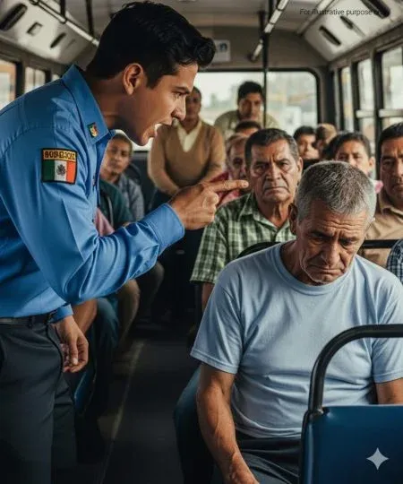 A bus employee insulted an elderly man on board, but 10 minutes later the truth about his identity left him speechless…