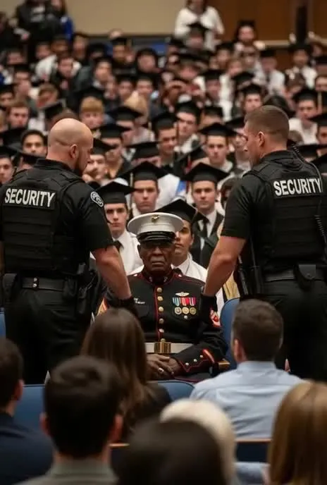 A Father’s Quiet Salute: How Six Strangers Turned One Marine’s Graduation Visit into a Standing Ovation.