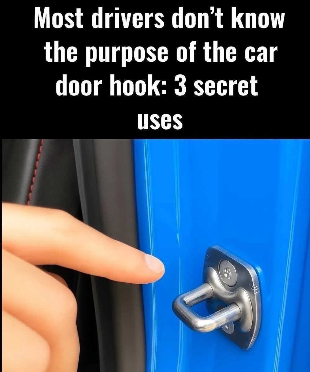 The Hidden Genius of the Hook on Your Car Door